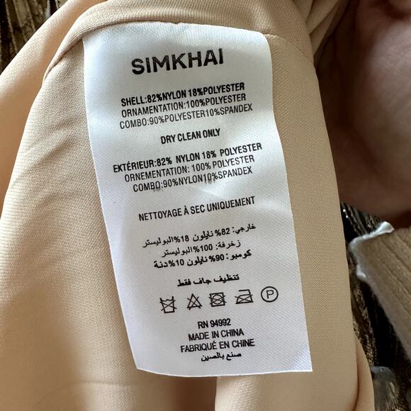 New Jonathan Simkhai Brielle Bustier Gown - Picture 5 of 7